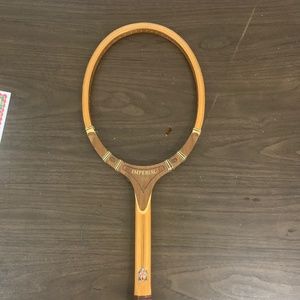 VTG unstrung Imperial Wooden Tennis Racket